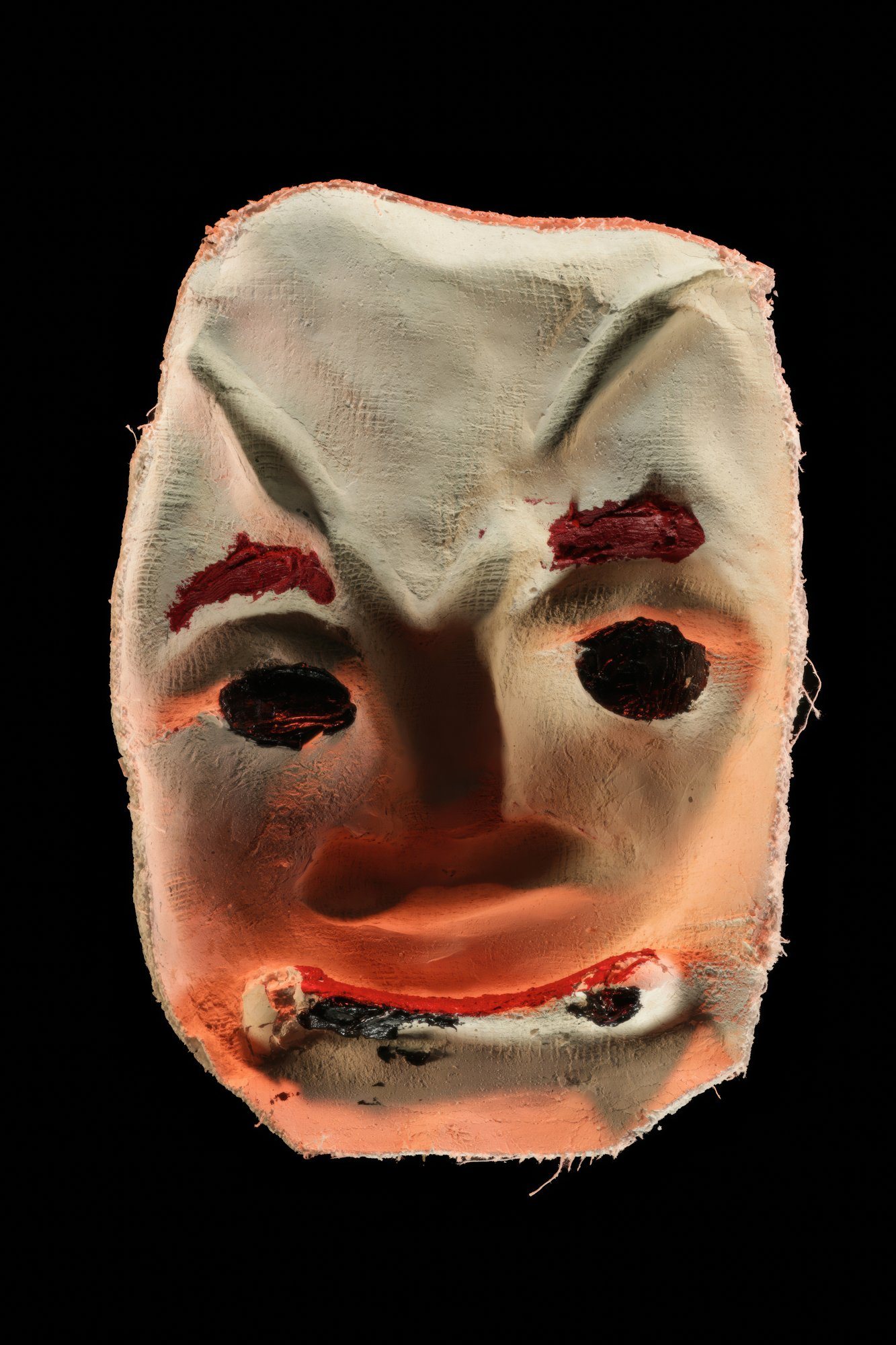 Painted gauze — plaster, clay, houdini, cops, type by Mathieu Missiaen