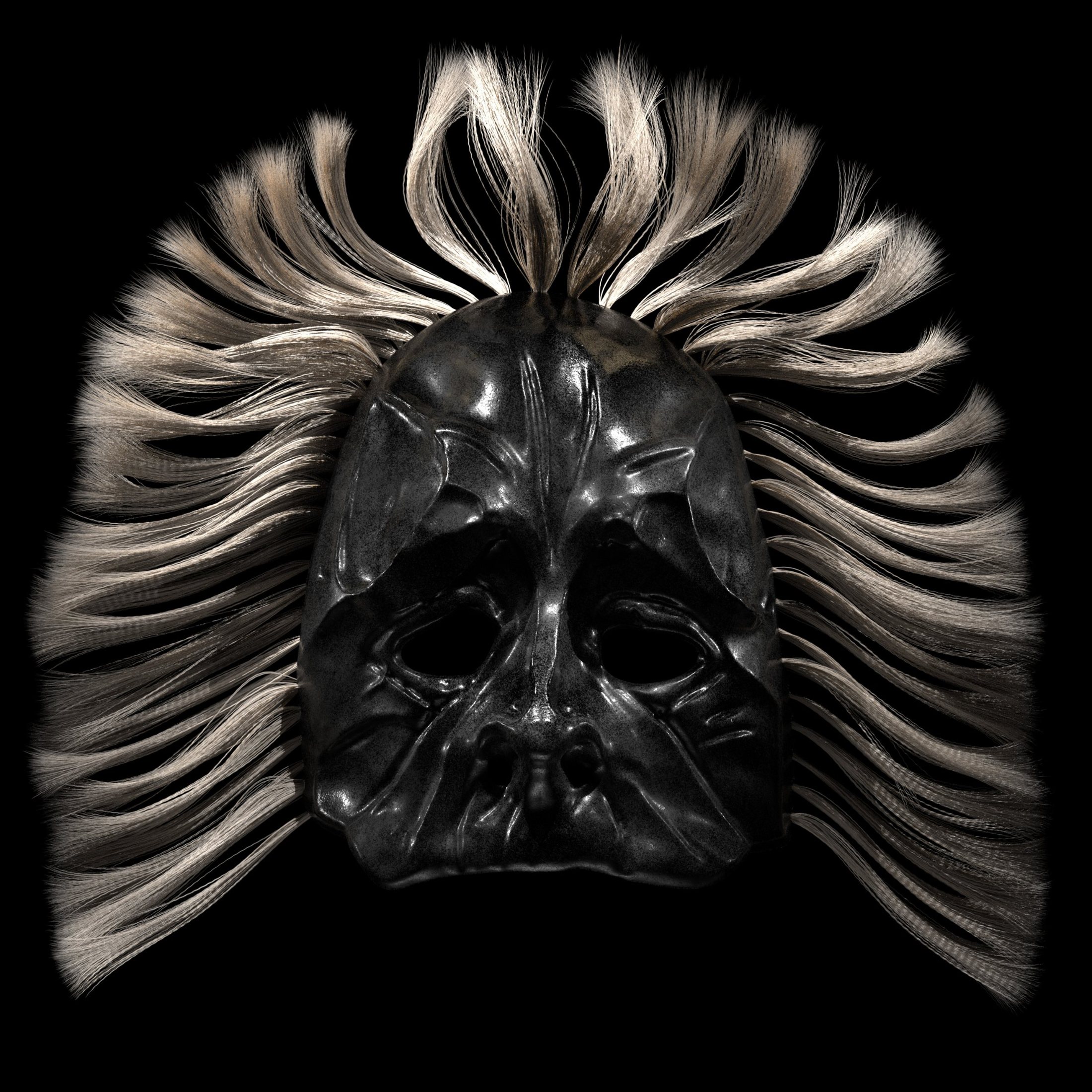 Mane — plaster, clay, houdini, cops, type by Mathieu Missiaen